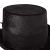 night frights vampire attire gothic victorian black velvet top hat with tulle