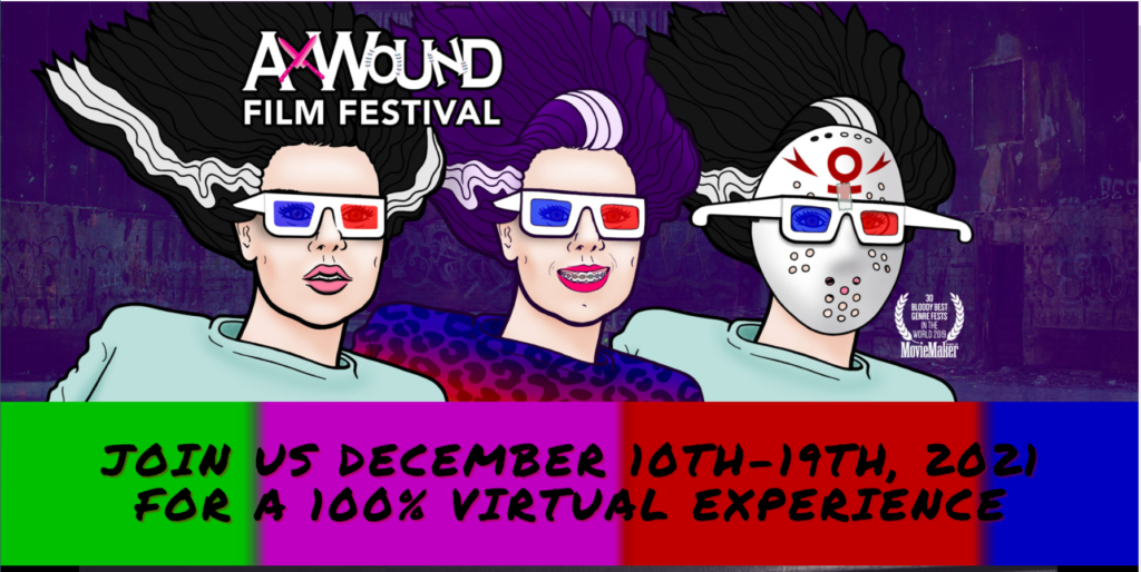 night frights event ax wound virtual film festival banner dates