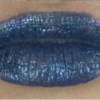 Night Frights Broadway Colors Lip Lacquer Matte Liquid Lipstick Chalice (Slate Blue) Swatch on Lips