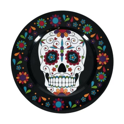 night frights sugar skull day of the dead appetizer dessert salad side plate front