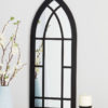 Night Frights Gothic Cathedral Church Lancet Window Mirror