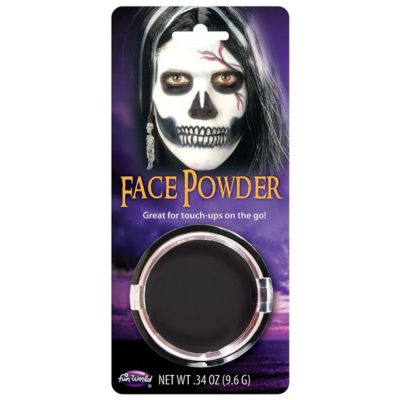 Black Pressed Powder Face Makeup Eye Shadow Contour Compact