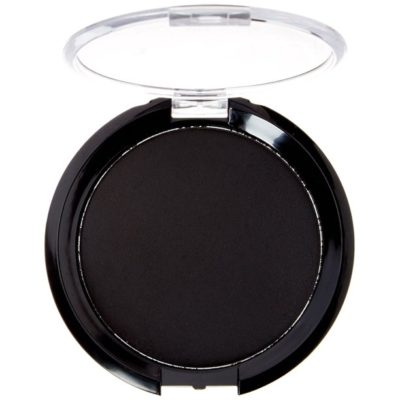 Black Pressed Powder Face Makeup Eye Shadow Contour Compact