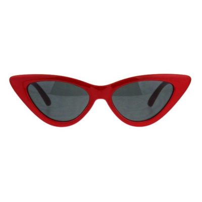 night frights cat eye retro 1950s sunglasses red