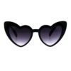 night frights retro vintage valentine heart sunglasses black
