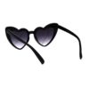 night frights retro vintage valentine heart sunglasses black