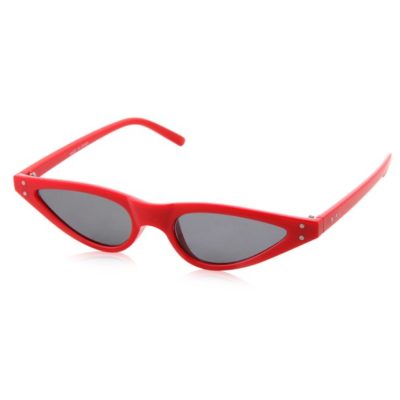 night frights narrow retro vintage 1950s sunglasses red